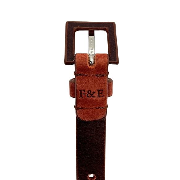 Frank & Eileen Suede Brown Cara Belt Size XS / S